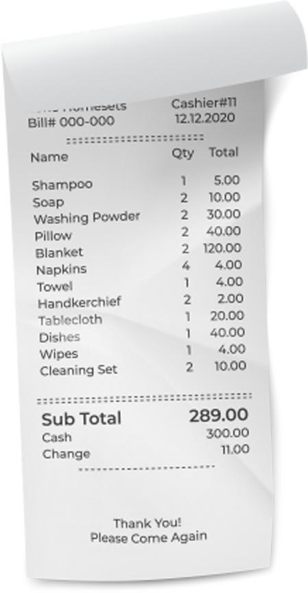 Submit your Walmart receipt showing the eligible Always Discreet® purchase.